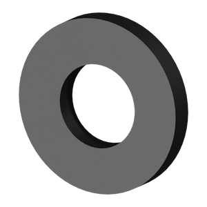 Rack Rail Plastic Washers, 3/4 view