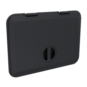 TCH watertight rectangular hatch, left side perspective view - 506-5001900