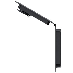 TCH watertight rectangular hatch, right side view with hatch open - 506-5001900