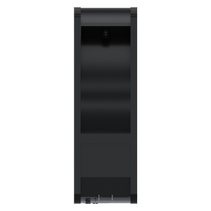 Cooltron 120mm x 120mm x 38mm low noise AC powered cooling fan, right  view