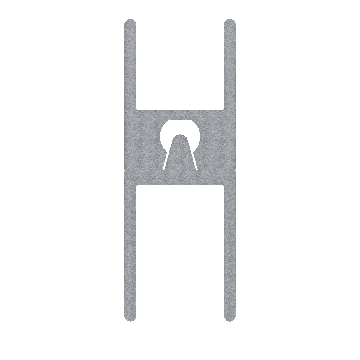 1/2" Aluminum Heavy Duty Tongue Extrusion, 10 Feet Length