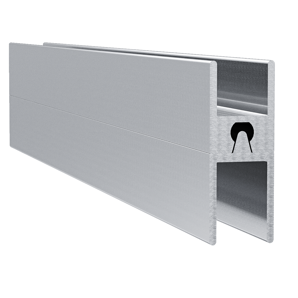 1/2&quot; Aluminum Heavy Duty Tongue Extrusion, 10 Feet Length