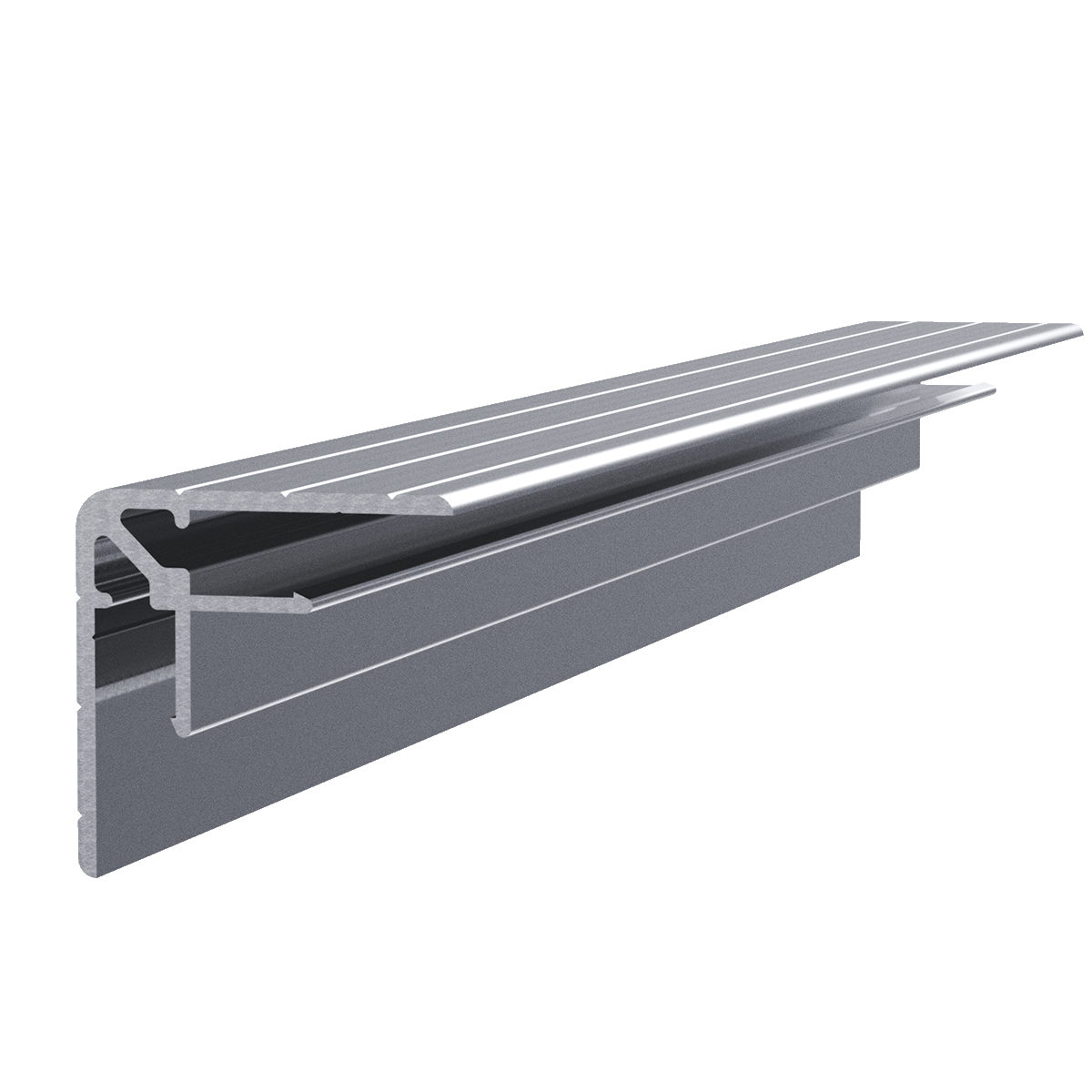 1/4&quot; Aluminum Double Angle, 10 Feet Length