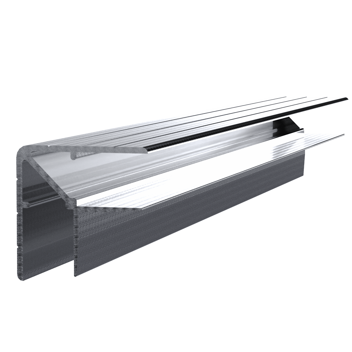 1/2&quot; Aluminum Double Angle, 10 Feet Length