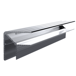 1/2" Aluminum Double Angle, 10 Feet Length