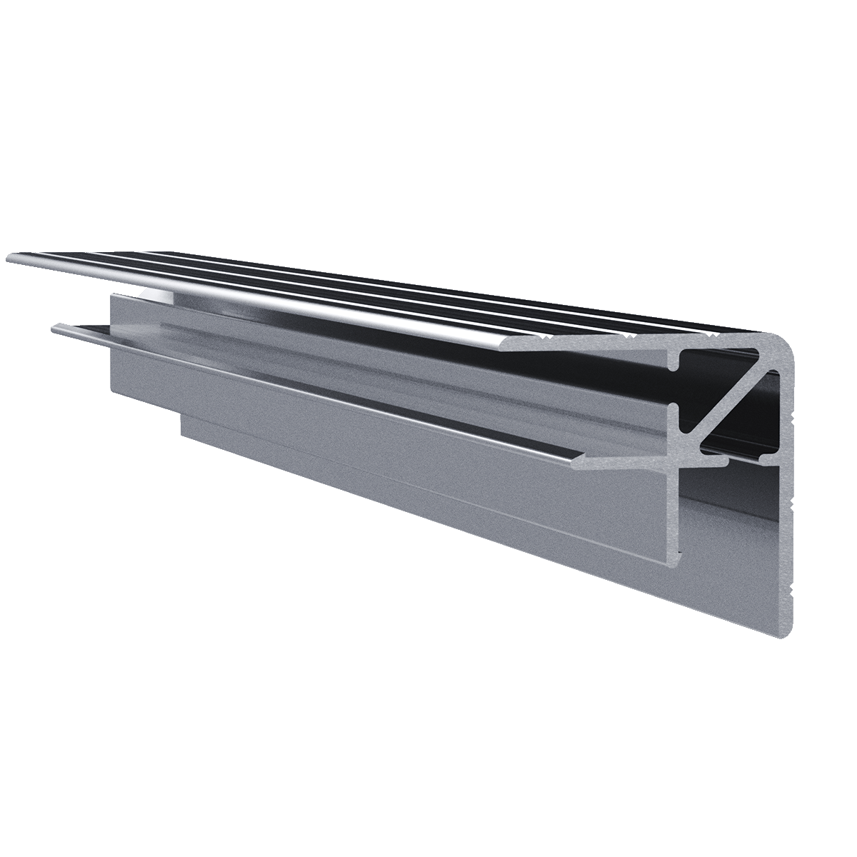 3/8&quot; Aluminum Double Angle, 10 Feet Length