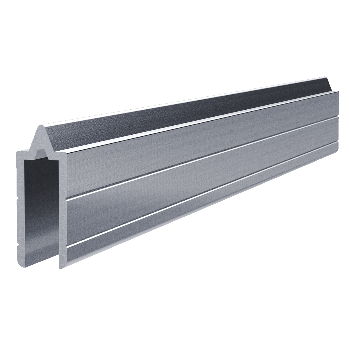 1/4&quot; Aluminum Long Leg Tongue Extrusion, 10 Feet Length