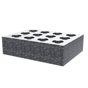 12 piece microphone flexible foam insert right side perspective view