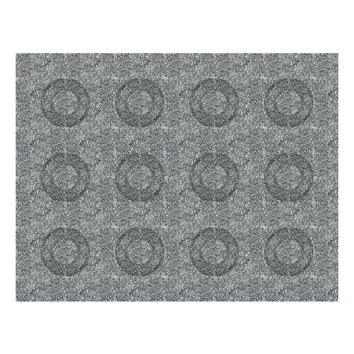 12 piece microphone flexible foam insert top view