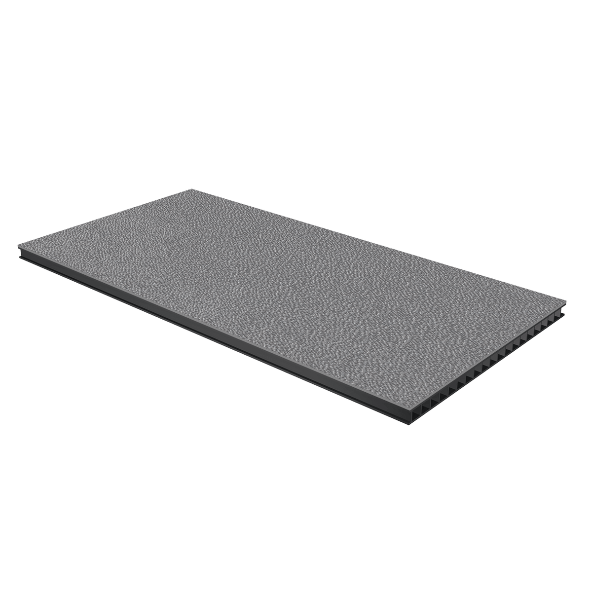 1/4in Corrugated Laminate - Silver