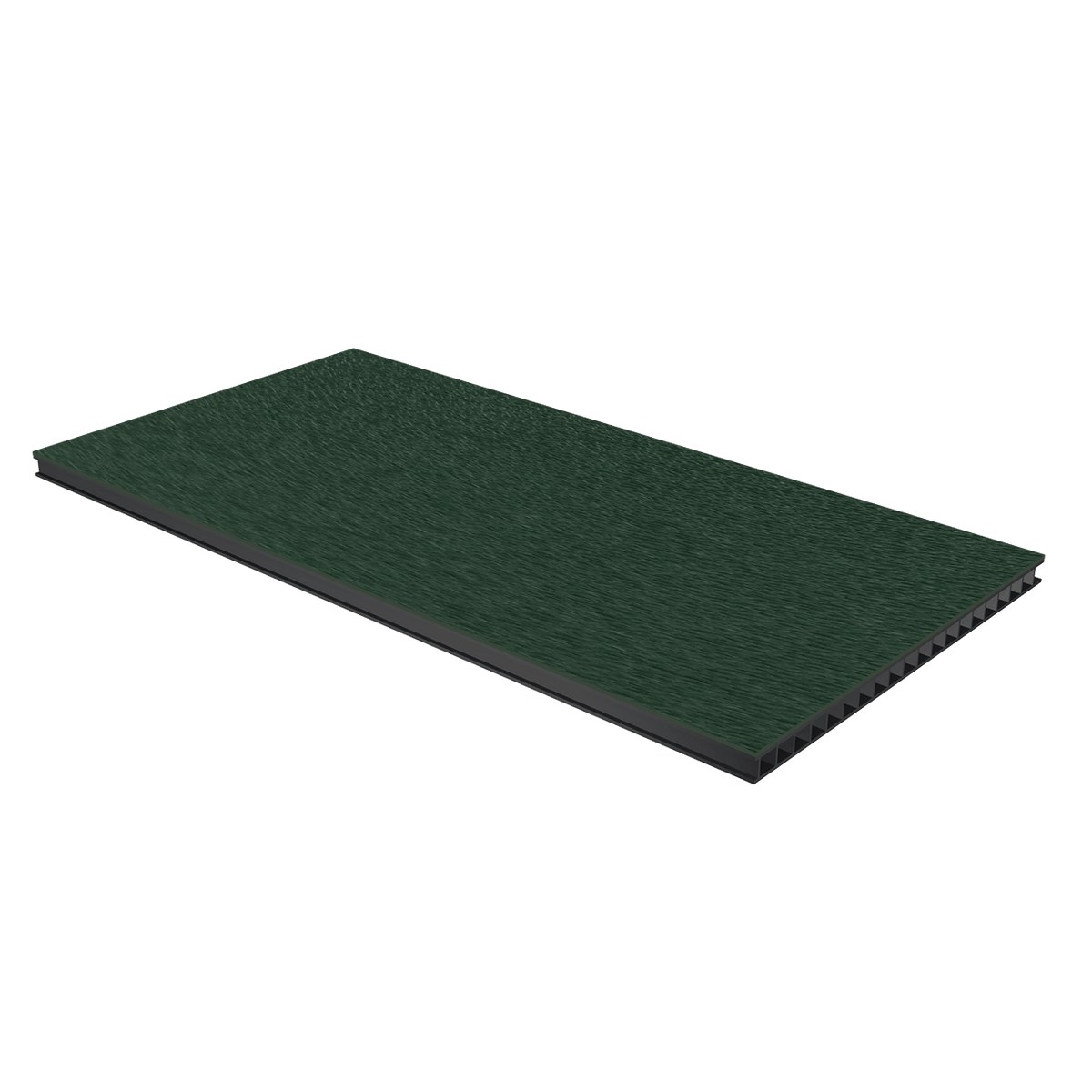 1/4in Corrugated Laminate - Forest Green