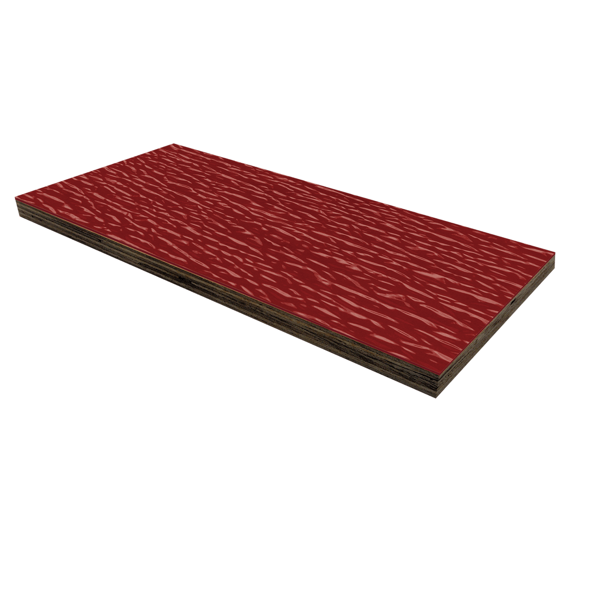 3/4in Textured Fiberglass (FRP) Laminate - Red