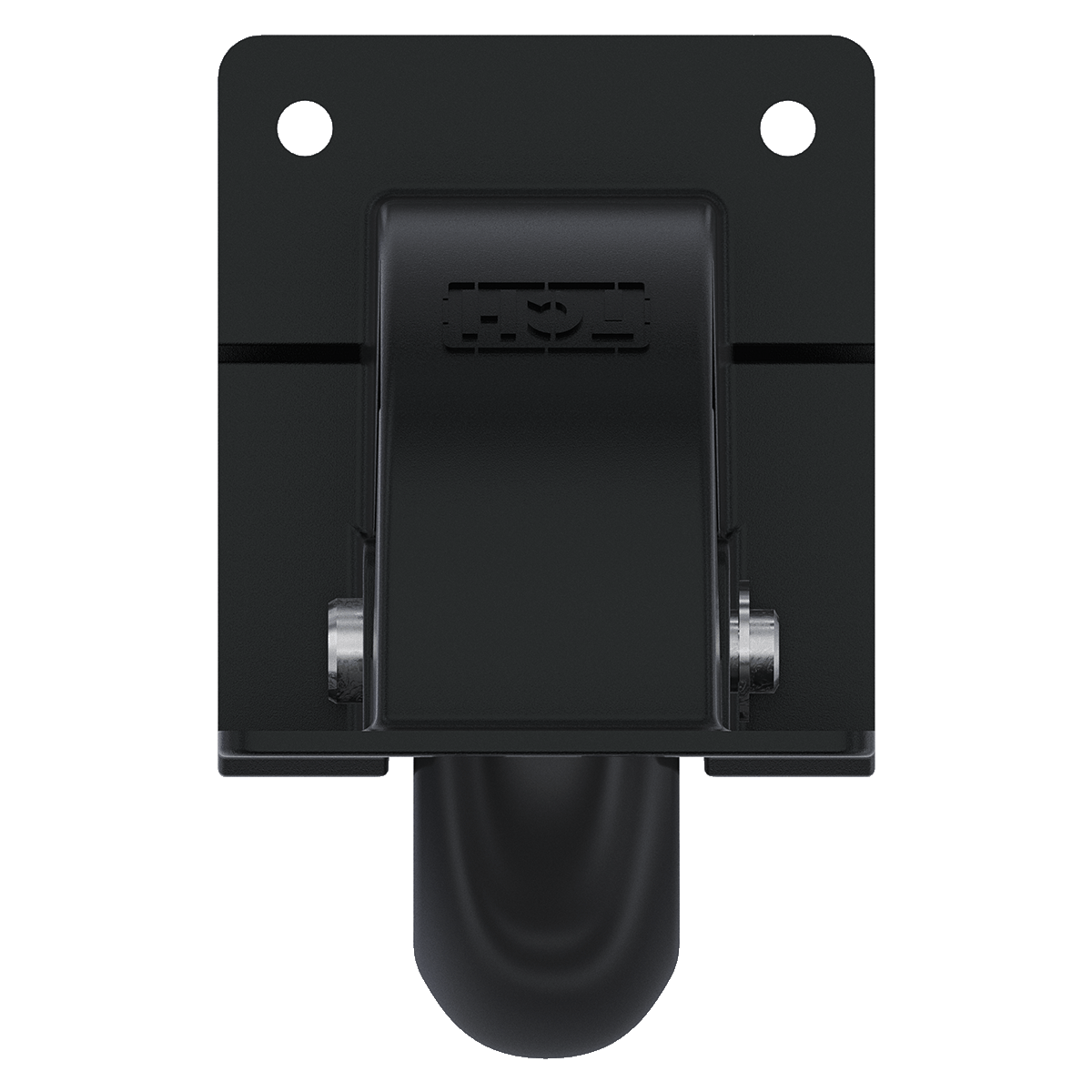 3&quot; Black Narrow  Edge Mount Caster