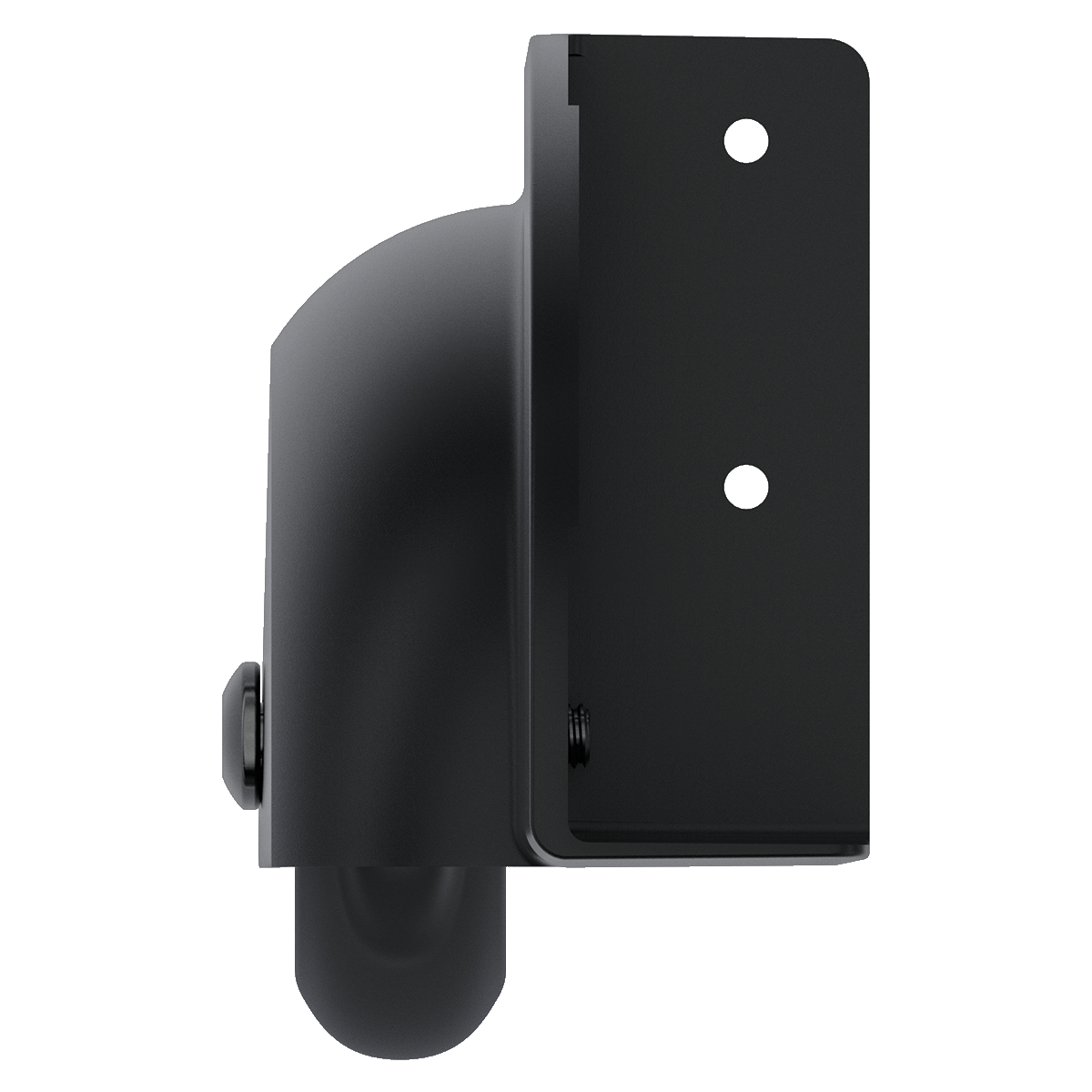 3" Black Corner Caster - External Mount