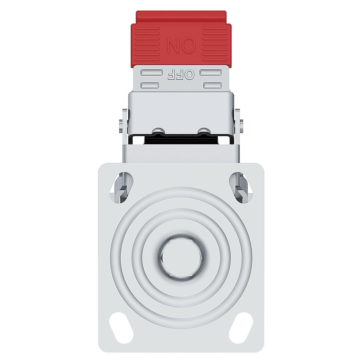 4 x 2-inch Polyurethane Swivel Caster with Full Brake