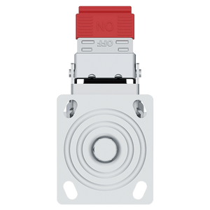 4 x 2-inch Polyurethane Swivel Caster with Full Brake