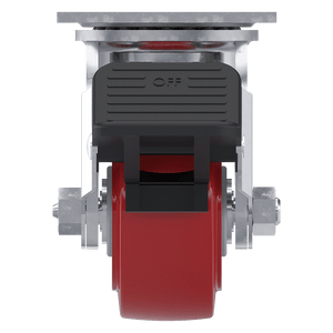 4" Poly Hi-Tech Swivel Caster with Brake