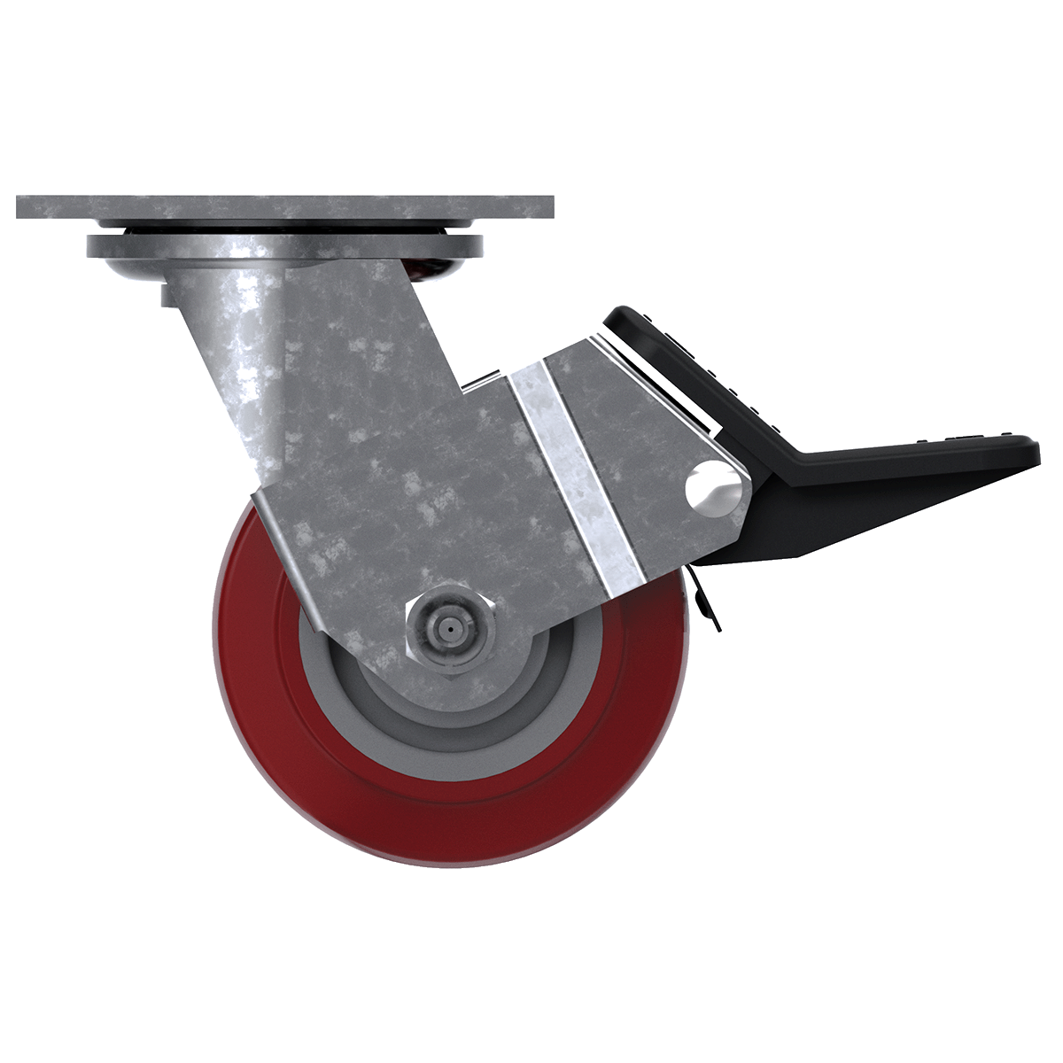 4&quot; Poly Hi-Tech Swivel Caster with Brake