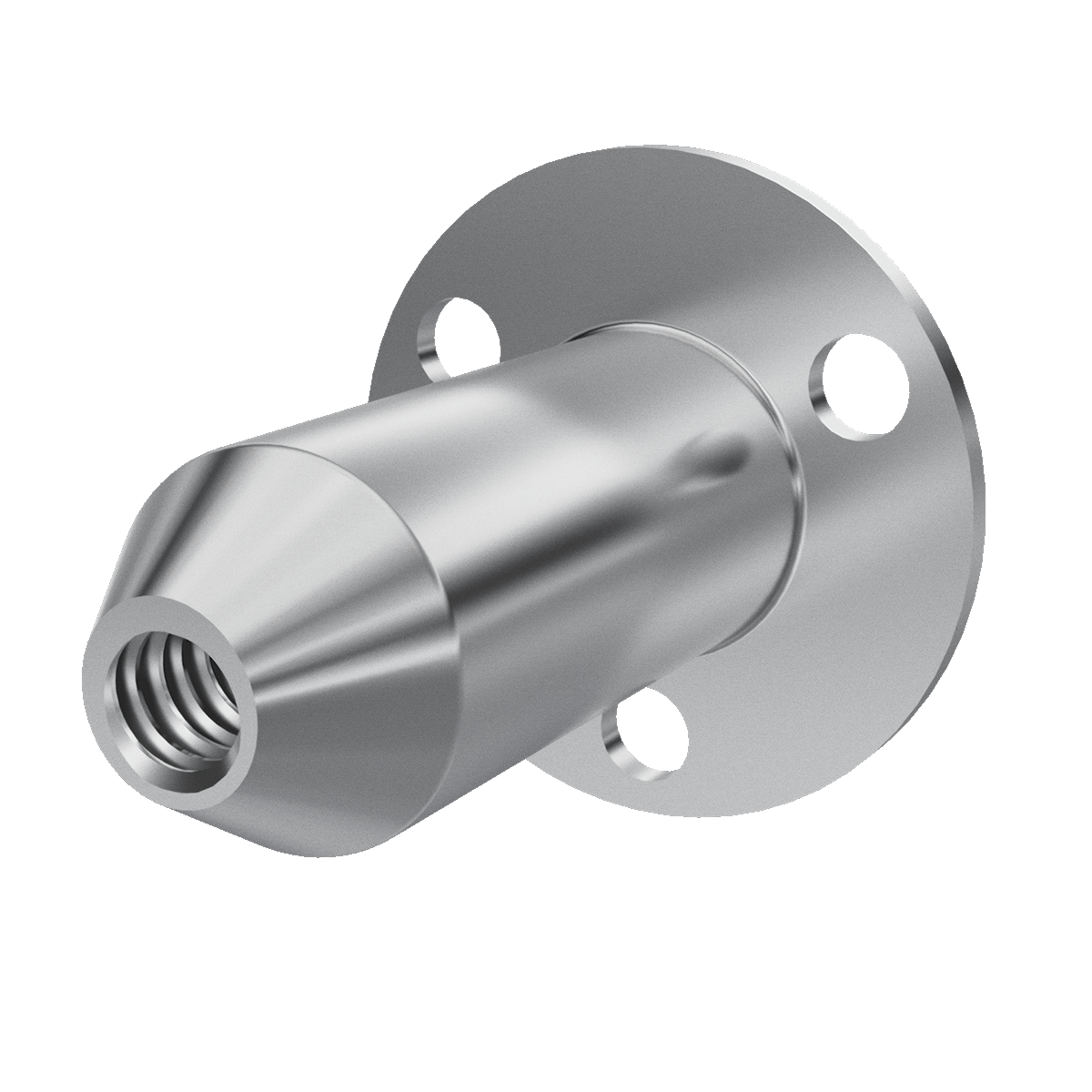 TCH Threaded alignment pin right perspective view for exhibit panel and signage