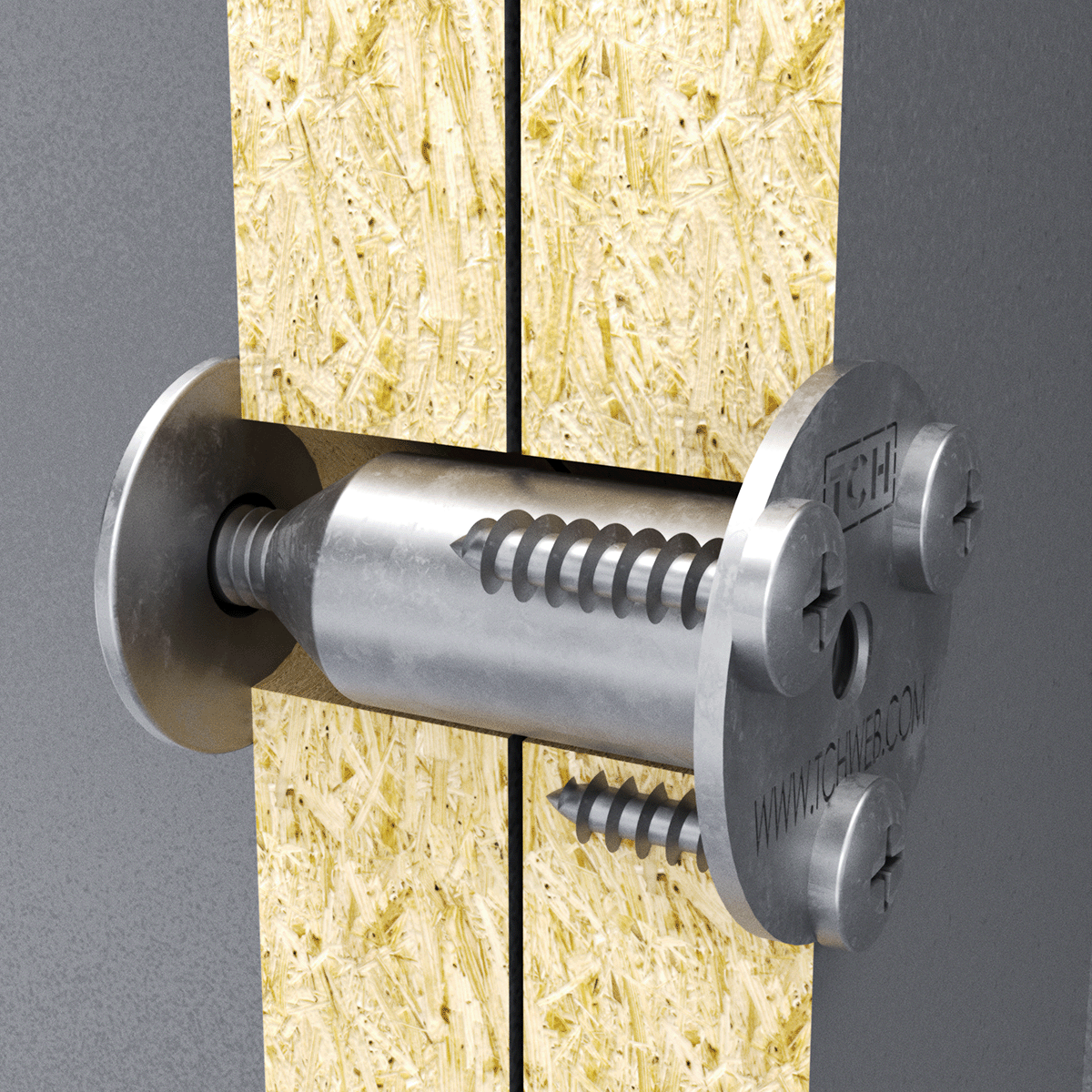 TCH Threaded alignment pin front view