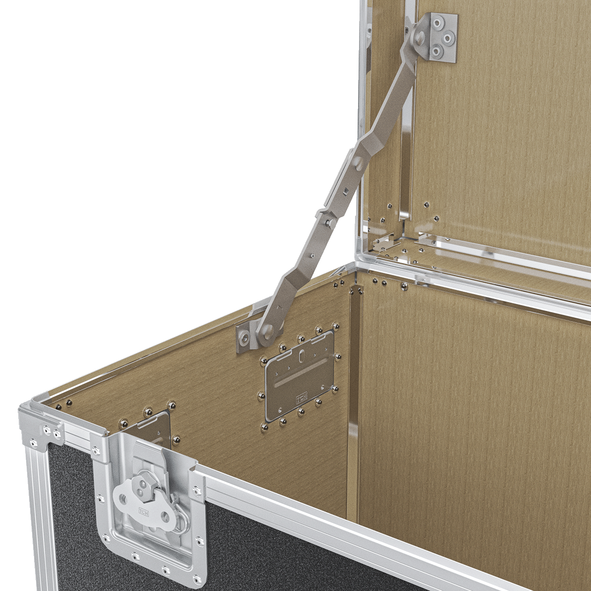 15-inch Left-hand Heavy-duty Lid Stay with Locking Latch