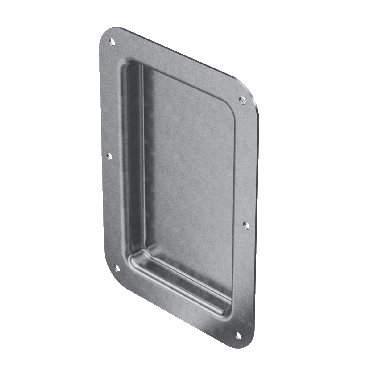 5" x 7" Recessed Dish, 3/4 view