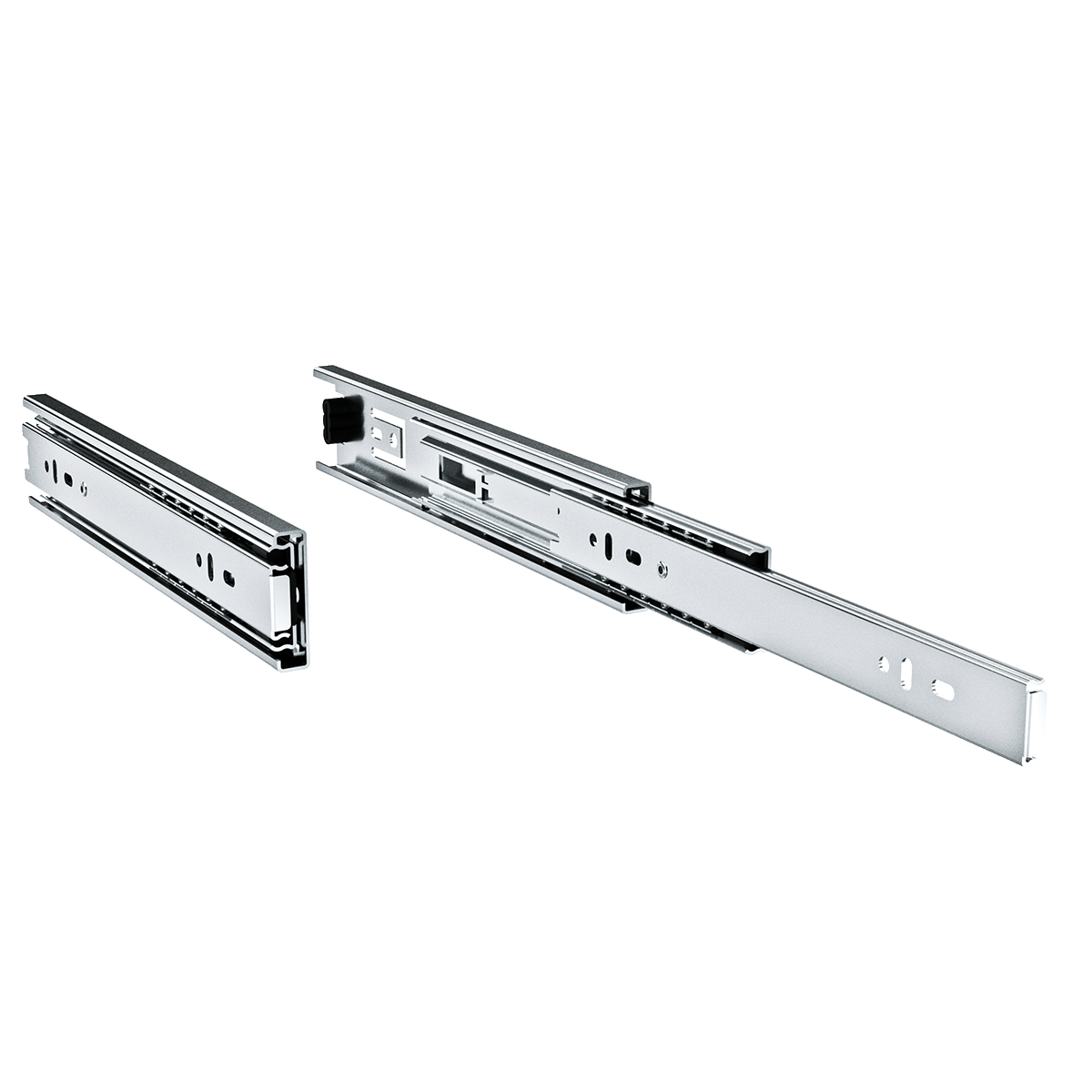Pair of 10" 100 lbs. full extension drawer slides