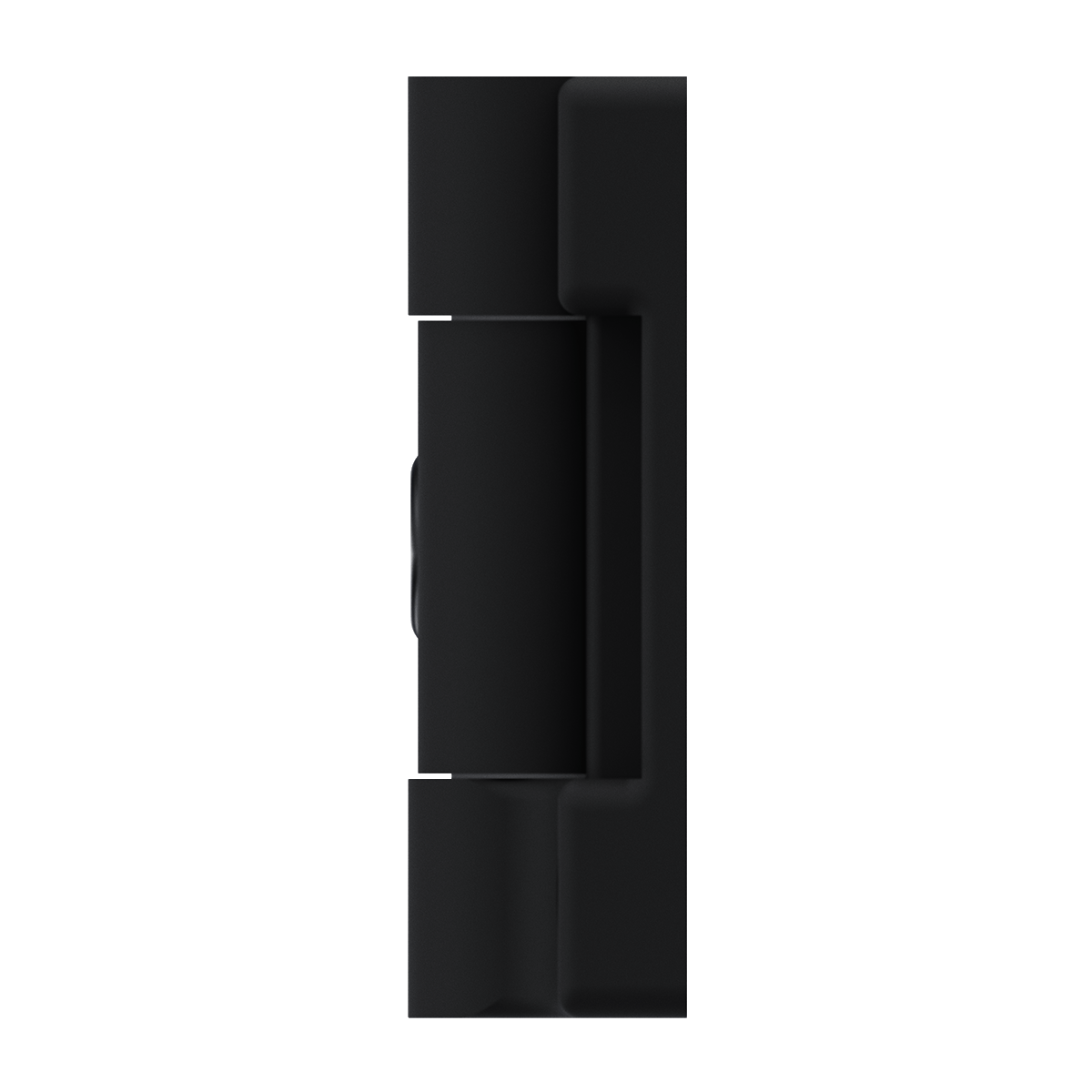 Southco E6-10-301-20 adjustable torque position control hinge in black acetal copolymer, right view
