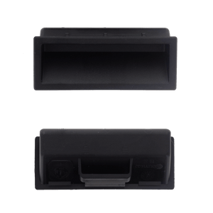 Southco Concealed Flush Pull Handle Black ABS Plastic, 1.8 - 2.1mm Grip Range - P2-43
