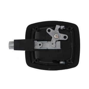 Southco R3-20-350-50 Push-to-Close Latch, CH 751 Key (2 Keys Included), Zinc Alloy, Powder Coat, Black