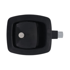 Southco R3-20-350-50 Push-to-Close Latch, CH 751 Key (2 Keys Included), Zinc Alloy, Powder Coat, Black