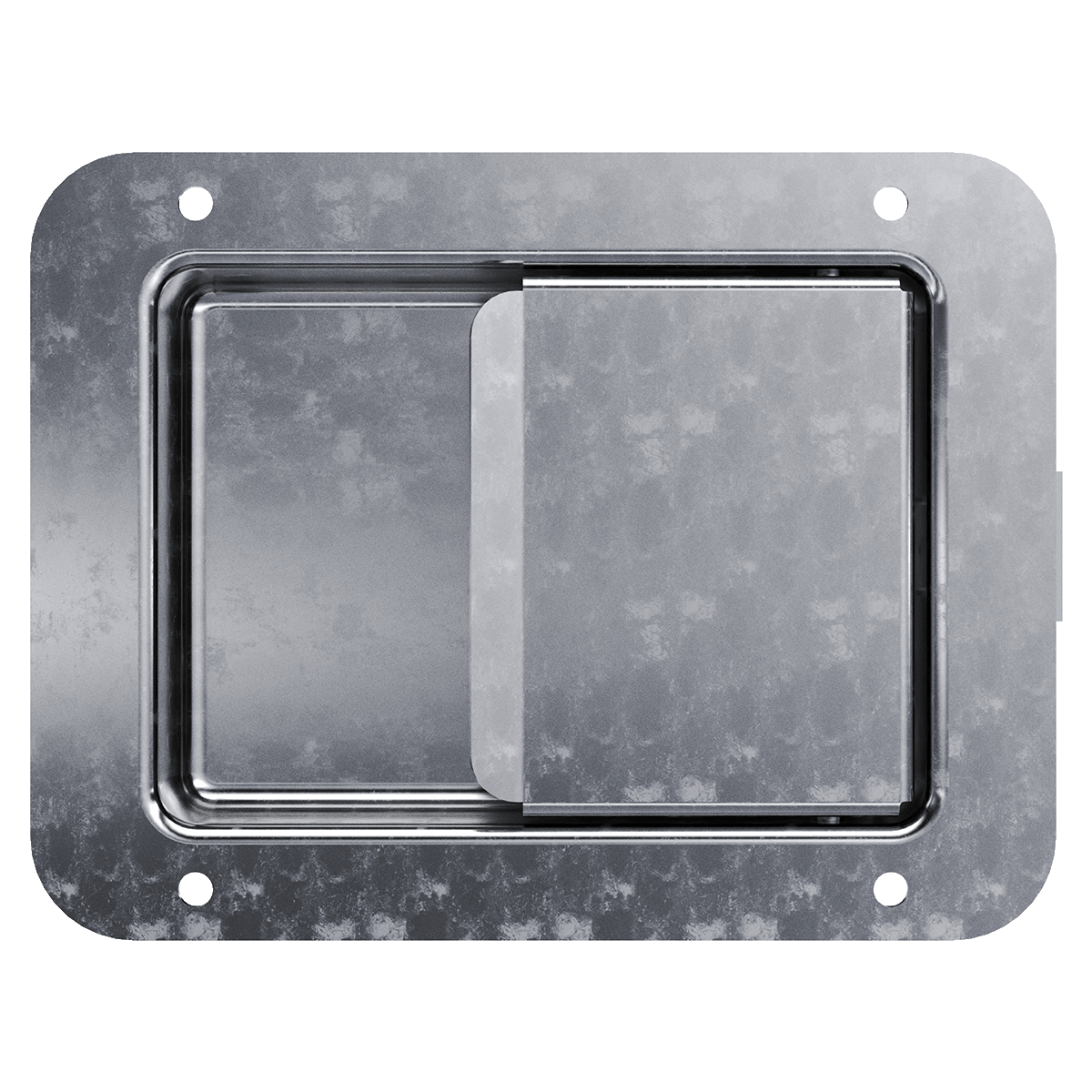 TCH - 4-1/4in x 5-1/2in Steel Paddle Slam Latch, flush mount TCH - 4-1/4in x 5-1/2in Steel Paddle Slam Latch, flush mount