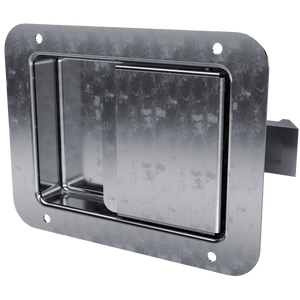 TCH - 4-1/4in x 5-1/2in Steel Paddle Slam Latch, flush mount TCH - 4-1/4in x 5-1/2in Steel Paddle Slam Latch, flush mount