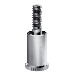 Self-Clinching Standoff, Male, Steel, Zinc, Metric, M3.5x0.6 x 12, 7.14 Hole dia, 100 Pack