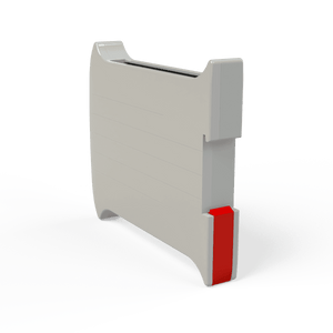GREY KIT ENCLOSURE RAIL BACK VIEW