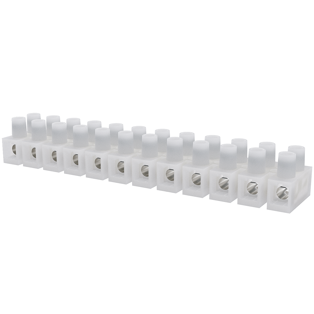 14.5MM Pitch Eurostrip Screw Terminal Block - 12 Poles