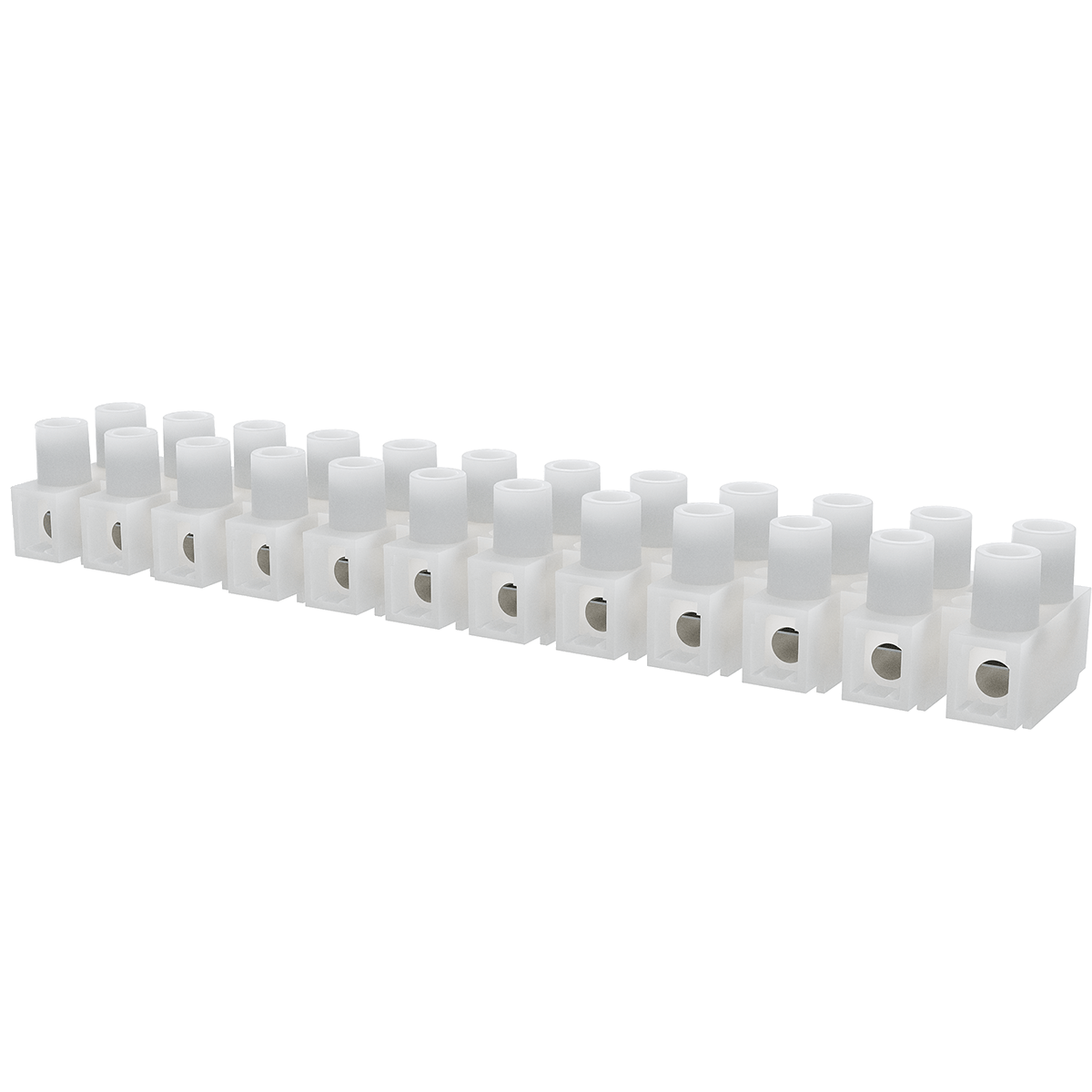 10MM Pitch Eurostrip Screw Terminal Block - 12 Pole