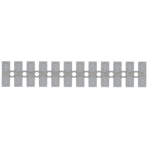 10MM Pitch Eurostrip Screw Terminal Block - 12 Pole