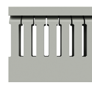 15x60mm Wire duct with cover side view
