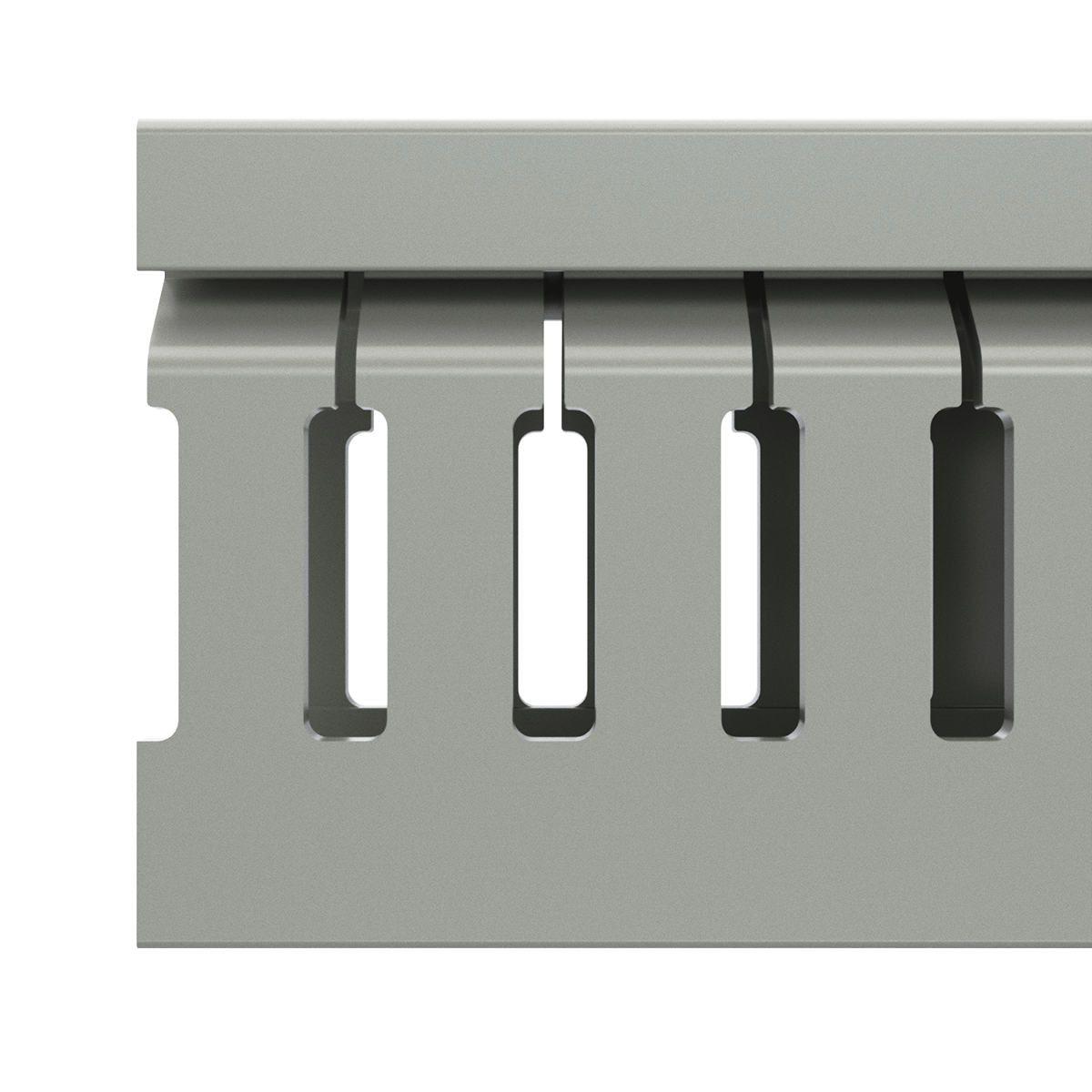 25x60mm Wire duct with cover side view