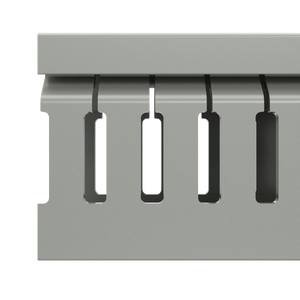 25x60mm Wire duct with cover side view