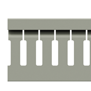 40x40mm Wire duct with cover side view