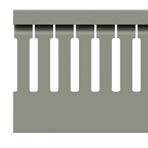 40x60mm Wire duct with cover side view