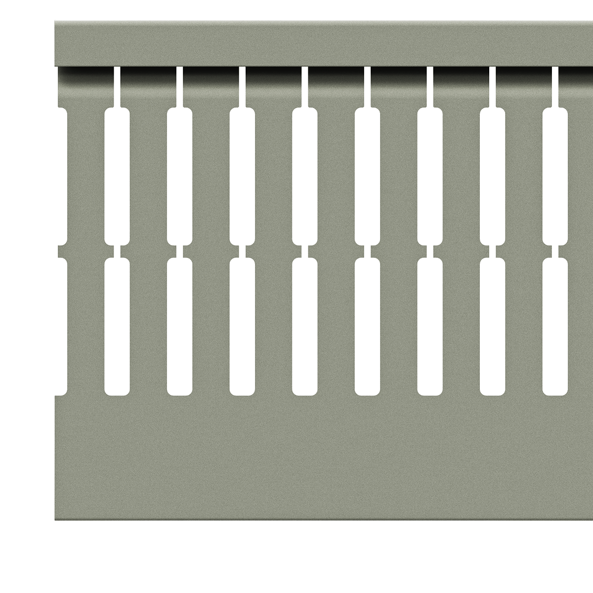 40x80mm Wire duct with cover side view