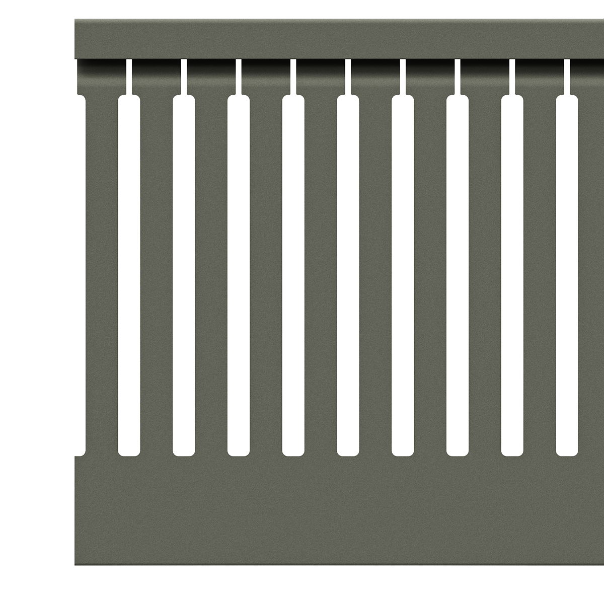 40x100mm Wire duct with cover side view
