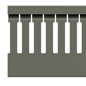 60x60mm Wire duct with cover side view