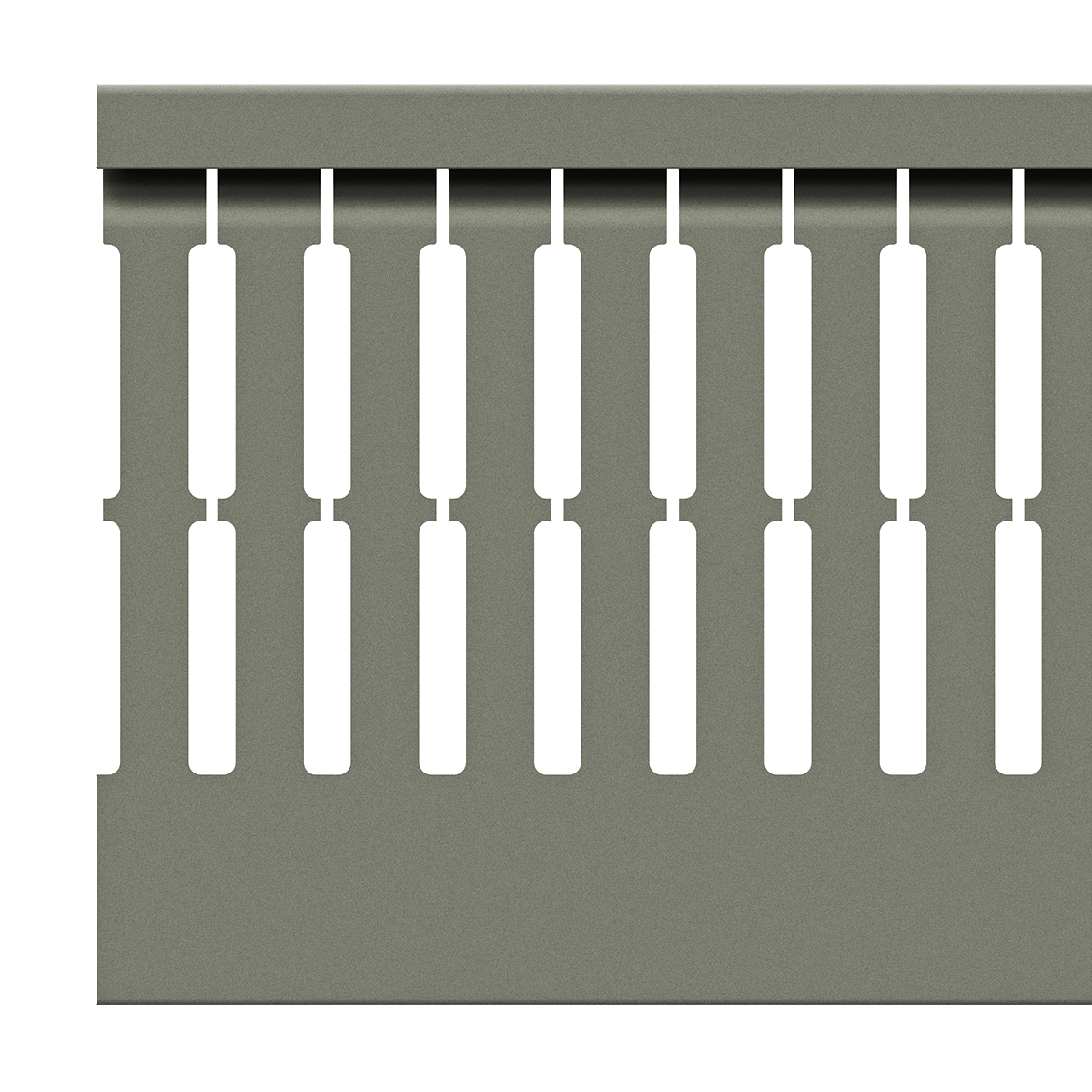 60x80mm Wire duct with cover side view
