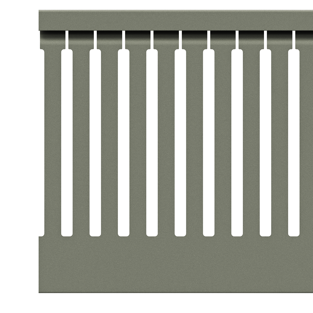 60x100mm Wire duct with cover side view