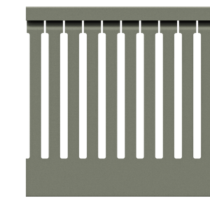 60x100mm Wire duct with cover side view