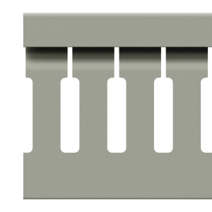 80x40mm Wire duct with cover side view